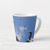 Cormorants Latte Mug (Angle droit)