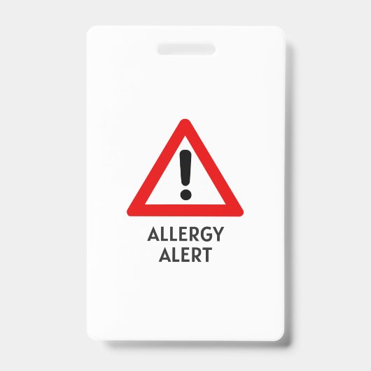 Corn Allergy Alert Badge (Voorkant)