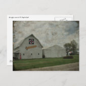 Corn Barn Crackle Briefkaart (Voorkant / Achterkant)