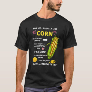 Corn Boy ik hou echt van korn op de krab met boter T-shirt
