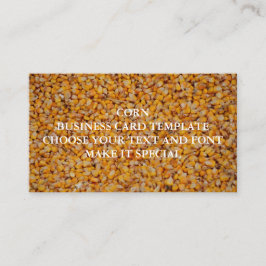 CORN BUSINESS CARD TEMPLATE VISITEKAARTJE