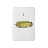 Corn cartoon illustratie badmat (Voorkant Verticaal)