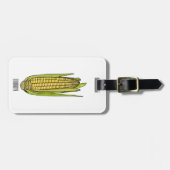 Corn cartoon illustratie bagagelabel (Voorkant horizontaal)