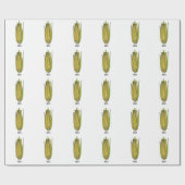 Corn cartoon illustratie cadeaupapier (Vlak)