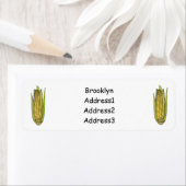 Corn cartoon illustratie etiket (Insitu)