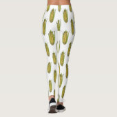 Corn cartoon illustratie leggings (Achterkant)