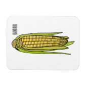 Corn cartoon illustratie magneet (Horizontaal)