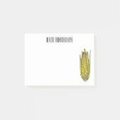 Corn cartoon illustratie post-it® notes (Voorkant)