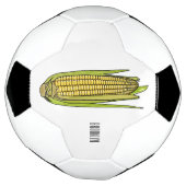 Corn cartoon illustratie voetbal (Gedraaid)