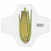 Corn cartoon illustratie voetbal (Enkel)