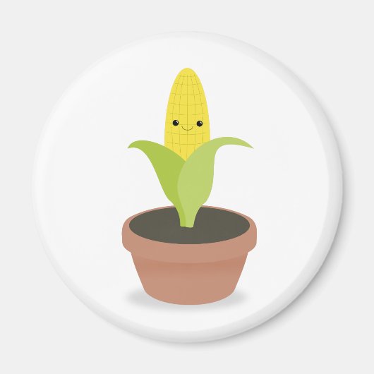 Corn Character Magneet (Voorkant)