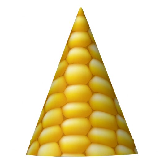 Corn Cob Achtergrond Feesthoedjes (Voorkant)