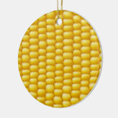Corn Cob Achtergrond Keramisch Ornament (Links)