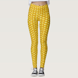 Corn Cob Achtergrond Leggings