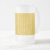 Corn Cob Achtergrond Matglas Bierpul (Voorkant rechts)