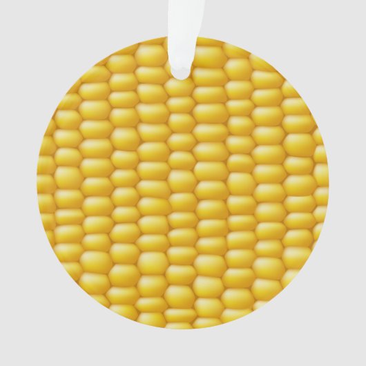 Corn Cob Achtergrond Ornament (voorkant)