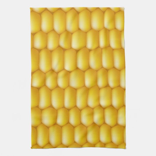 Corn Cob Achtergrond Theedoek (Verticaal)