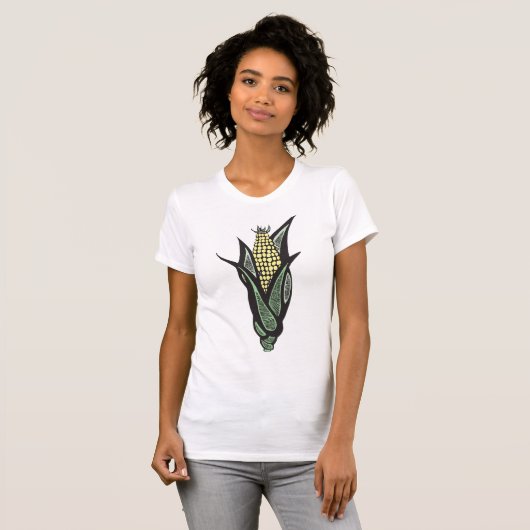 Corn Cob Vrouwen T-shirt (Voorkant volledig)