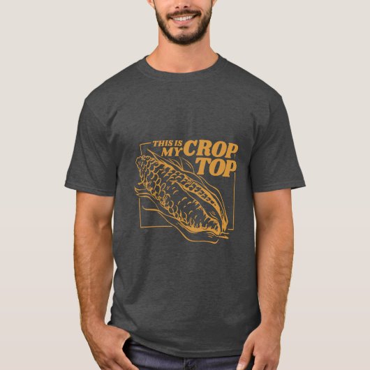 Corn Crop Top Pun Funny (Voorkant)