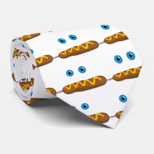 Corn-dog smile stropdas (Opgerold)