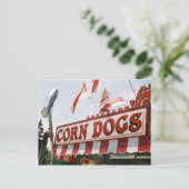 Corn Dogs Briefkaart (Staand voorkant)