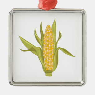 Corn Ear Metalen Ornament