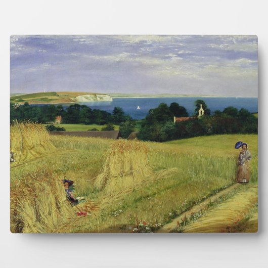 Corn Field op het eiland Wight Fotoplaat (Voorkant)