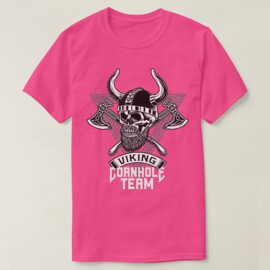 Corn Hole Team Player Viking Cornhole T-shirt (Design voorkant)