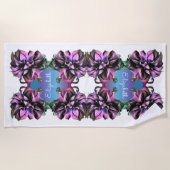 Corn Husk Flowers 2190 Strandlaken (Voorkant)