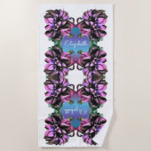 Corn Husk Flowers 2190 Strandlaken (Voorkant)