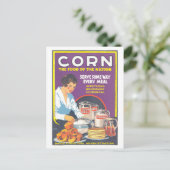 "Corn : La nourriture de la nation" Carte postale (Debout devant)