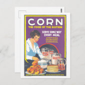 "Corn : La nourriture de la nation" Carte postale (Devant / Derrière)