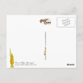 Corn (Mais) -  illustratie Briefkaart (Achterkant)