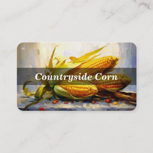 Corn / Maïs Visitekaartje (Voorkant)