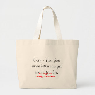 Corn - Nog maar vier letters Grote Tote Bag