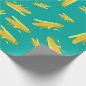 Corn op het cob-patroon cadeaupapier (Hoek)