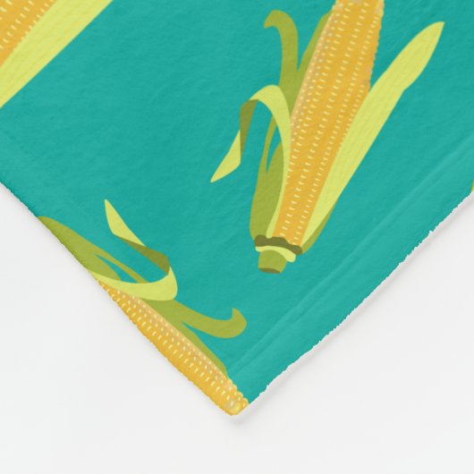 Corn op het cob-patroon fleece deken (Hoek)