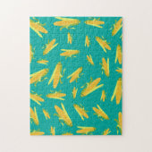Corn op het cob-patroon legpuzzel (Verticaal)