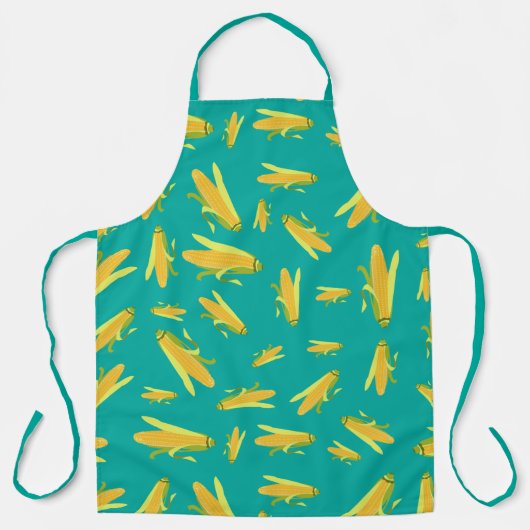 Corn op het cob-patroon schort (Voorkant)