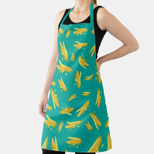 Corn op het cob-patroon schort (Insitu)