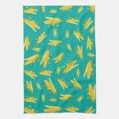 Corn op het cob-patroon theedoek (Verticaal)