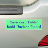 Corn opslaan bumpersticker (Op auto)