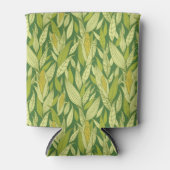 Corn planten patroon achtergrond blikjeskoeler (Voorkant)