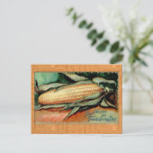 Corn pur : Carte de voeux d'action de grâces Vinta (Debout devant)