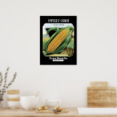 Corn Seed Packet Label Poster (Keuken)