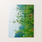 Corn Stalks Wisconsin. Legpuzzel (Verticaal)