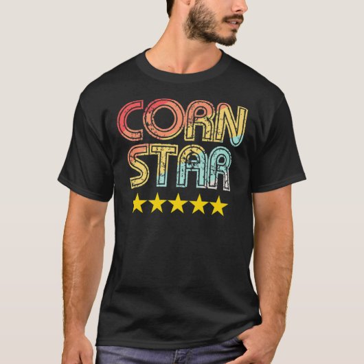Corn Star Shirt Team Cornhole T-Shirt Essential T- (Devant)
