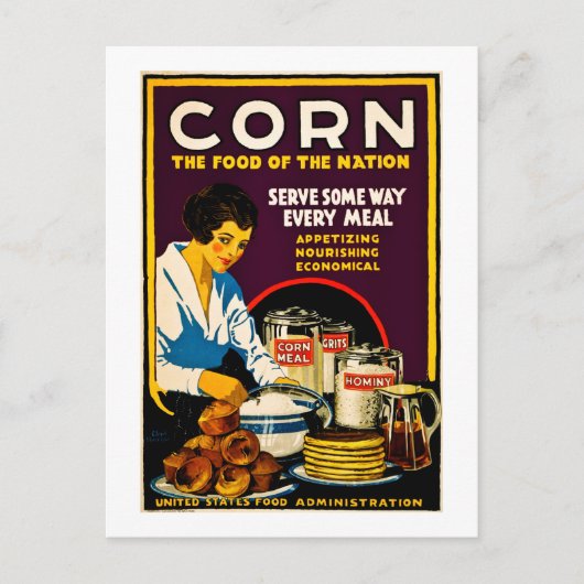Corn - The Food of the Nation Briefkaart (Voorkant)