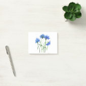 Cornbloemen blauwe bloemen waterverf post-it® notes (Kantoor)