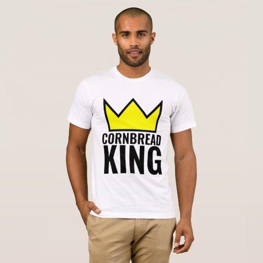 CORNBREAD KING MANNEN T-SHIRTS (Voorkant volledig)